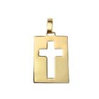 Pingente Cruz Ouro 18 Kilates 2.40 Gramas 35 mm x 25 mm
