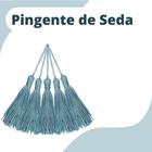 Pingente De Seda Tassel - Azul Hotênsia - Com 100 Unidades - Nybc