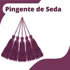 Pingente De Seda Tassel - Pink Escuro - Com 100 Unidades - Nybc