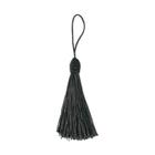 Pingente De Tassel 3,5Cm Preto Com 10 Unidades