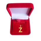 Pingente Letra Z Ouro 18k 750 garantia eterna