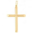 Pingente Masculino Cruz Crucifixo De Ouro 18k 750