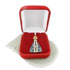 Pingente Nossa Senhora Aparecida 30Mm Folheada Ouro Pi166