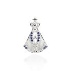 Pingente nossa senhora aparecida AZUL 840085 Rommanel