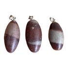 Pingente Pedra Natural Shiva Lingam Polido - Espiritualidade