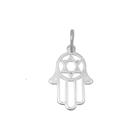 Pingente Prata 925 Hamsa 15 mm