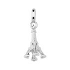 Pingente Prata Link Torre Eiffel Pendente 27x9mm