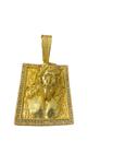 Pingente rosto de cristo gg - banhado a ouro 18k