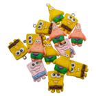 Pingentes Bob esponja sortidos para montar e criar pulseiras colares divertidos 20 unidades