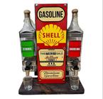 Pingometro Posto De Gasolina Shell 2 Garrafas Decorativa Full