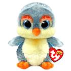 Pinguim de Pelúcia Ty Infantil Ursinho de 16cm Beanie Boos
