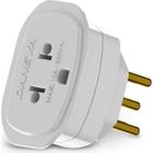 Pino Adaptador (Entrada =3 Redondo/Saida =2 Universal+Redondo) Daneva Branco Dn1661 - Kit C/12