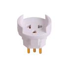 Pino Adaptador Universal 2 Pinos + Terra Branco 10A - Ilumi, Opção: Branco(a)