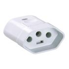 Pino Plug Fêmea 2P+T 20a Branco - 10 Unidades Tramontina