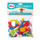 Pinos Mágicos 100 Peças Para Montar Brinquedo Didático 483 - Elka - Elka Brinquedos