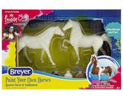 Pinte seu próprio conjunto de cavalos Breyer Horses Quarter & Saddlebred