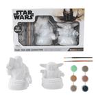 Pinte seu próprio conjunto de estatuetas Star Wars Mandalorian Baby Yoda