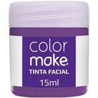 Pintura Facial Líquida Colormake 15ML Roxo - Pote com 12 Unidades