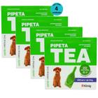 Pipeta Tea 1,3 ml Antiparasitário Contra Pulgas para Cães de 5,1 até 10 Kg - König Kit Com 4