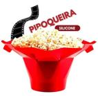 Pipoqueira De Silicone Dobrável Para Microondas Com Tampa Balde Pipoca Sem óleo Fácil de lavar Rápida e Pratica