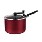 Pipoqueira Loreto em Aluminio com Revestimento Interno Antiaderente Starflon 20cm 3,5l Vermelho