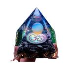 Pirâmide de Orgonite Ametista - Reiki, Cura e Equilíbrio dos Chakras