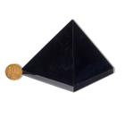 Pirâmide Obsidiana Negra 80 a 90mm entre 400 a 450g Classe A