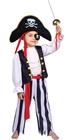 Pirate Costume Dress Up America para crianças com blusa, calça e muito mais