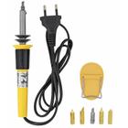 Pirógrafo e Ferro de Solda 30W Gravação em Madeira Kit com 5 Pontas PI-06 WESTERN