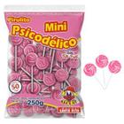 Pirulito Mini Psicodélico Rosa - Pacote 250G
