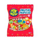 Pirulito Pop Mania Frutas Tropicais 12G 50Und