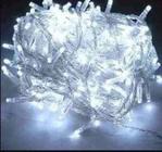 Pisca 100 lâmpadas LED 8 função Branco com fio Transparente - V8