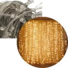 Pisca Cascata Natal Amarelo 500 Lâmpadas Leds 220v 8 Funções - Genérico