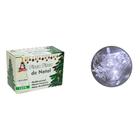 Pisca de natal 100 leds 127v 9mts bco frio - Natal Kasa