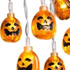 Pisca Pisca Cordão Halloween De Led Abóbora Decoração Usb Música