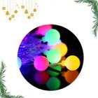 Pisca Pisca De Bola Colorida Para Decoração De Natal Festa Casamento Tamanho 6m 40 LED 110V