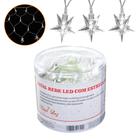 Pisca Pisca Natal Rede com Estrela Led Frio 120 Lâmpadas 220V - Casambiente