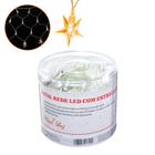 Pisca Pisca Natal Rede com Estrela Led Quente 120 Lâmpadas 127V - Casambiente