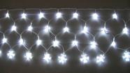 Pisca Pisca Rede Estrela De Natal 120 Lampadas 8 Funçoes branco