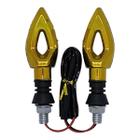 Pisca Seta De Led Flecha Universal Esportivo Dourado Cx3