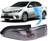 Pisca Seta Retrovisor Toyota Corolla De 2015 À 2017 Esquerdo