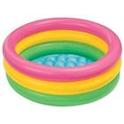 Piscina Banheira Inflável Infantil 56L Por do Sol Colorida Intex