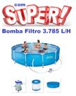 Piscina Bestway 6473 Litros Standard com Bomba Filtro 3785 LH 110v e Capa