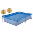 Piscina de Armacao Infantil 1000l + 2 Bolas Inflaveis Laranja Kit