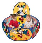 Piscina De Bolinha Mickey Disney C/ Cesta 100 Bolinhas Zippy 6375