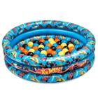 Piscina De Bolinhas Hot Wheels Com 25 Bolinhas 135 Litros Fun