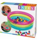 Piscina de Bolinhas Inflável Infantil Intex Com 50 Bolinhas