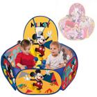 Piscina de Bolinhas Mickey Minnie Disney Original Zippy Toys Infantil Dobrável 1 Metro de Diâmetro