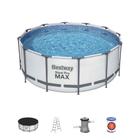 Piscina Estrutural 10250L P Max + Capa + Escada + Filtro 110/220 Bestway