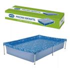 Piscina Estrutural Retangular Mor 1000 Litros Azul Infantil